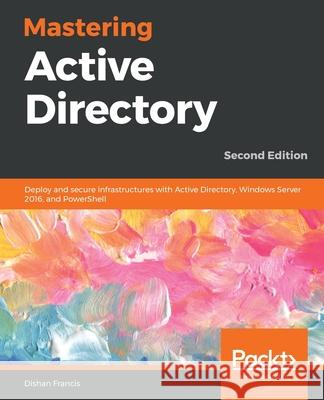 Mastering Active Directory Dishan Francis 9781789800203 Packt Publishing