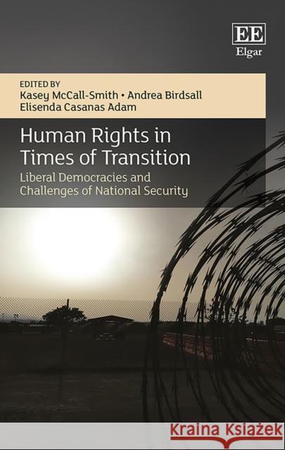 Human Rights in Times of Transition – Liberal Democracies and Challenges of National Security K. Mccall–smith, Andrea Birdsall, Elisenda Casanas Adam 9781789909883 