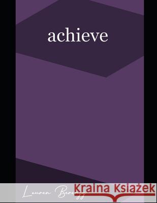 achieve Berenjy, Jean 9781791607227 Independently Published