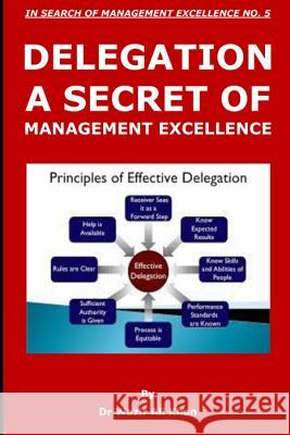 Delegation, a Secret of Management Excellence Dr Wazir Ali Khan 9781791674069 Independently Published