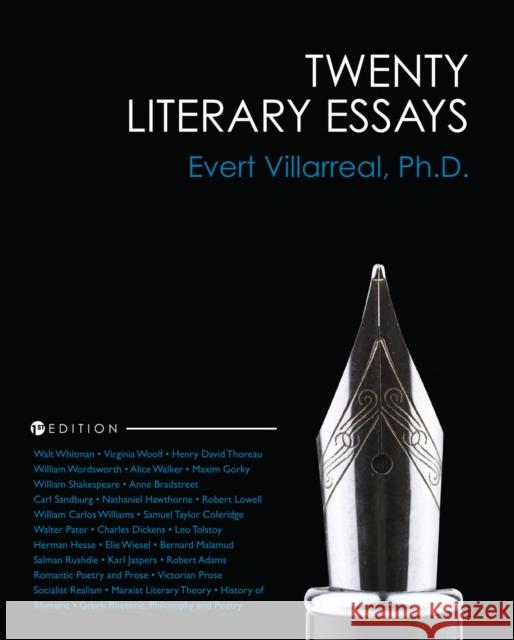 Twenty Literary Essays Evert Villarreal 9781793540966 Eurospan (JL)