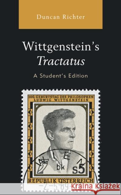 Wittgenstein's Tractatus Richter, Duncan 9781793632883 Lexington Books