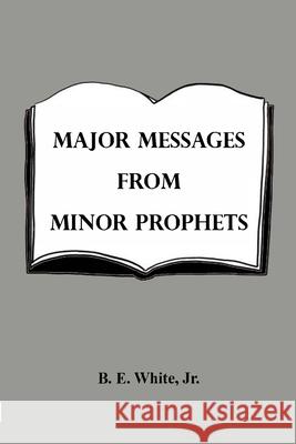 Major Messages from Minor Prophets B E White, Jr 9781794820630 Lulu.com