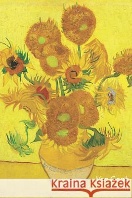 Van Gogh Schrift: Zonnebloemen - Trendy & Hip Notitieboek - Ideaal Voor School, Studie, Recepten of Wachtwoorden Studio Landro 9781795215800 Independently Published