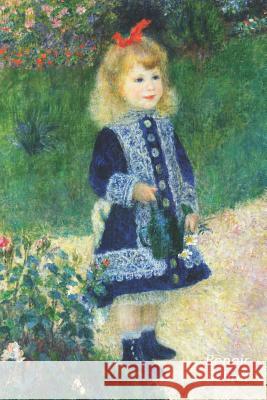 Renoir Schrift: Meisje Met de Waterkan - Artistiek Notitieboek - Ideaal Voor School, Studie, Recepten of Wachtwoorden Studio Landro 9781795323017 Independently Published