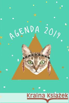 Agenda 2019: Agenda Mensual Y Semanal + Organizador I Cubierta Con Tema de Gatos Enero 2019 a Diciembre 2019 6 X 9in Casa Gat 9781795441230 Independently Published