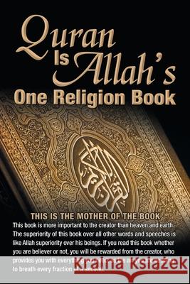 Quran Is Allah's One Religion Book Al Masri 9781796089158