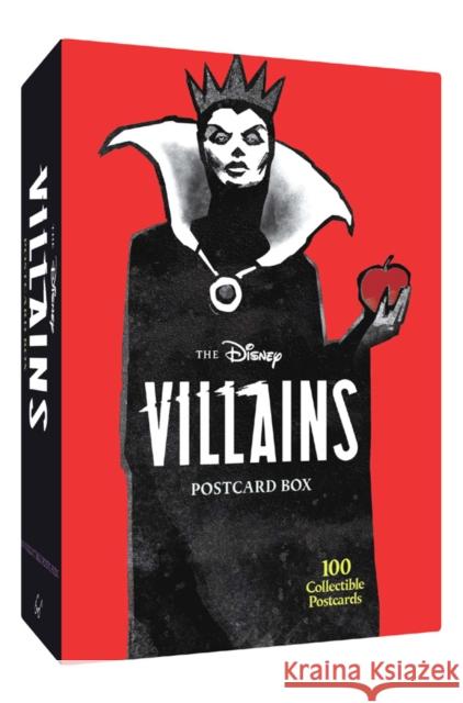 The Disney Villains Postcard Box: 100 Collectible Postcards Disney 9781797200897