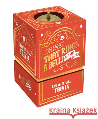 That Rings a Bell! Game: Know-It-All Trivia Chronicle Books 9781797210506 Chronicle Books