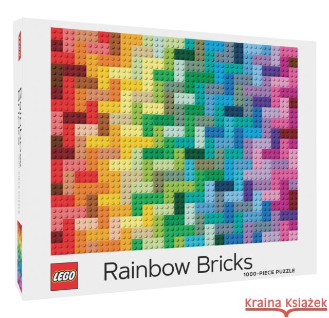 Lego Rainbow Bricks Puzzle Lego 9781797210728 Chronicle Books