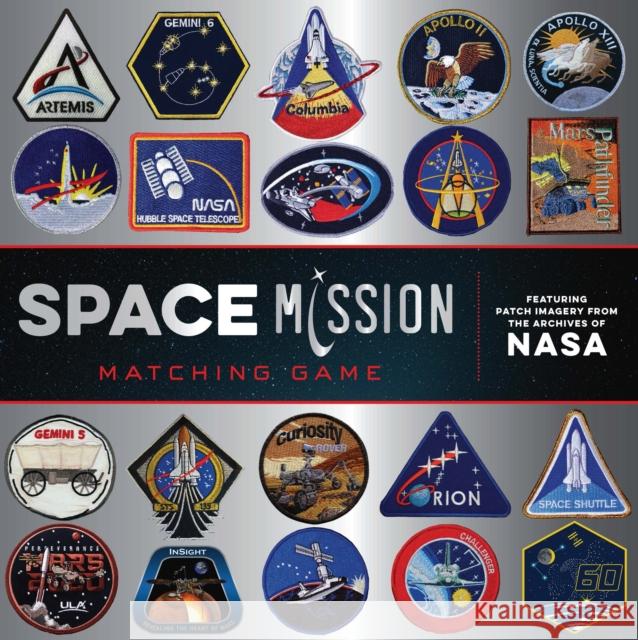 Space Mission Matching Game: Featuring Patch Imagery from the Archives of NASA Chronicle Books 9781797211244 Chronicle Books