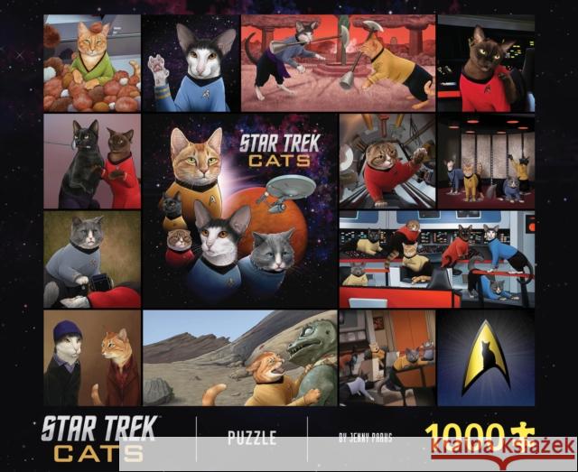 Star Trek Cats 1000-Piece Puzzle Chronicle Books 9781797212227 Chronicle Books (CA)