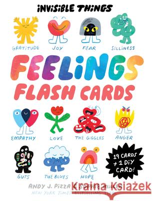 Invisible Things Feelings Flash Cards Andy J. Pizza Sophie Miller 9781797215211