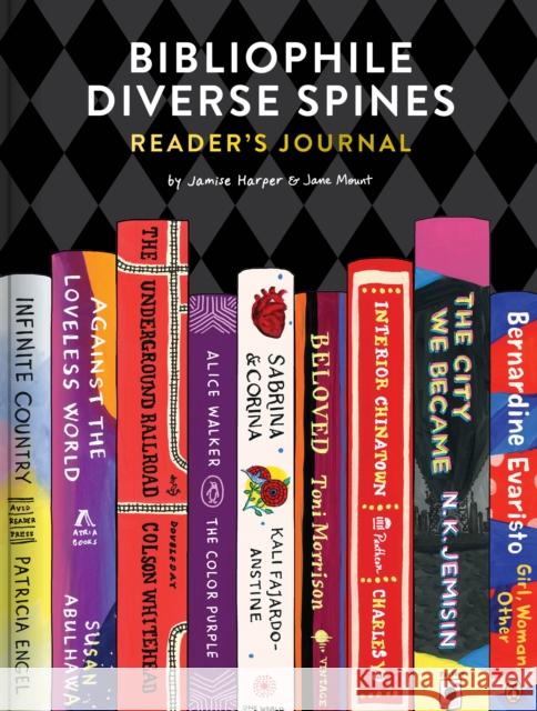 Bibliophile Diverse Spines Reader's Journal Jane Mount 9781797215495