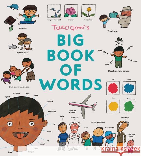 Taro Gomi's Big Book of Words Taro Gomi 9781797217109 Chronicle Books