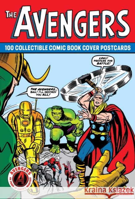 Avengers: 100 Collectible Comic Book Cover Postcards Marvel Entertainment 9781797217505 Chronicle Books