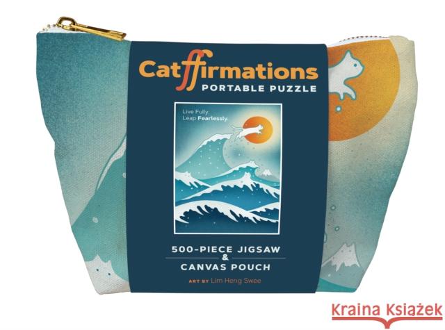 Catffirmations Portable Puzzle: 500-Piece Jigsaw & Canvas Pouch Lim Heng Swee 9781797219455