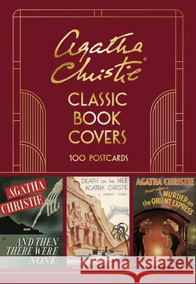 Agatha Christie Classic Book Covers: 100 Postcards Chronicle Books 9781797226248 Chronicle Books