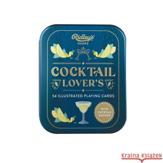 Cocktail Lover's Playing Cards Ridley's Games 9781797229157