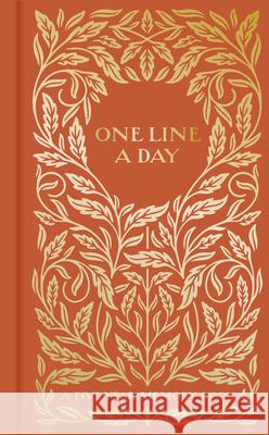 Gilded One Line a Day: A Five-Year Memory Book Dana Tanamachi Chronicle Books 9781797231204 Chronicle Books