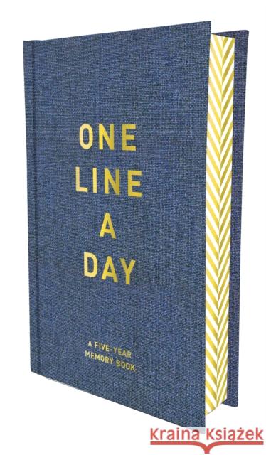 Denim One Line a Day: A Five-Year Memory Book Chronicle Books 9781797233772 Chronicle Books