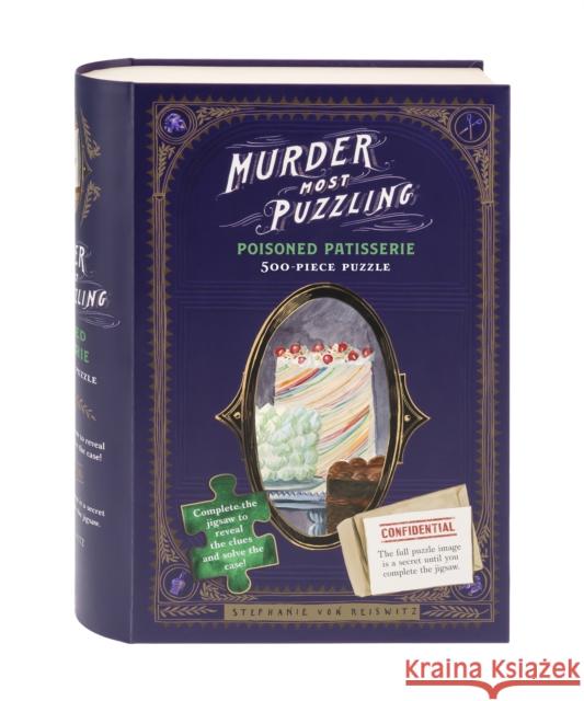 Murder Most Puzzling Poisoned Patisserie 500-Piece Puzzle Stephanie von Reiswitz 9781797235769 Chronicle Books