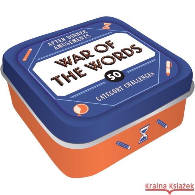 After Dinner Amusements: War of the Words: Category Challenges Chronicle Chronicl Chrissy Williams 9781797235929 Chronicle Books