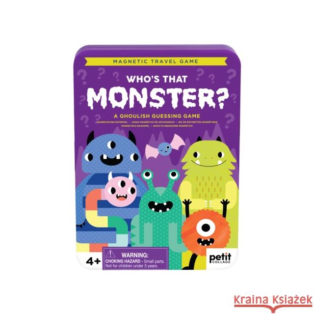 Who's That Monster? Magnetic Travel Game Petit Collage 9781797237596