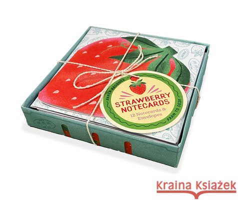 Paper Produce Strawberry Notecards: 12 Notecards & Envelopes Chronicle Books 9781797240558