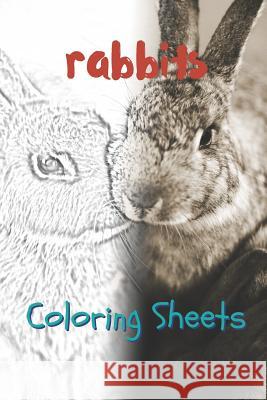 Rabbit Coloring Sheets: 30 Rabbit Drawings, Coloring Sheets Adults Relaxation, Coloring Book for Kids, for Girls, Volume 2 Julian Smith 9781797658810 Independently Published