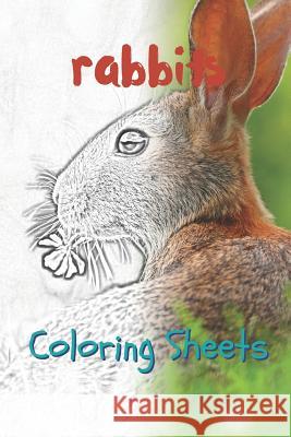 Rabbit Coloring Sheets: 30 Rabbit Drawings, Coloring Sheets Adults Relaxation, Coloring Book for Kids, for Girls, Volume 4 Julian Smith 9781797658841 Independently Published