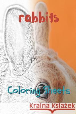 Rabbit Coloring Sheets: 30 Rabbit Drawings, Coloring Sheets Adults Relaxation, Coloring Book for Kids, for Girls, Volume 6 Julian Smith 9781797658872 Independently Published