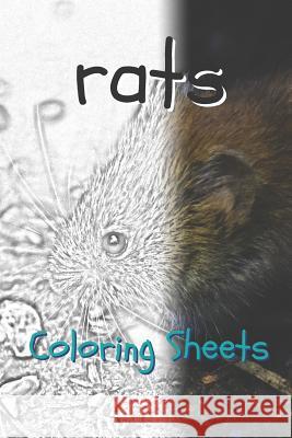 Rat Coloring Sheets: 30 Rat Drawings, Coloring Sheets Adults Relaxation, Coloring Book for Kids, for Girls, Volume 8 Julian Smith 9781797739373 Independently Published