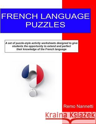 French Language Puzzles Remo Nannetti 9781798041703 Independently Published