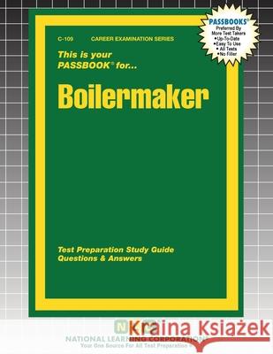 Boilermaker Passbooks 9781799301097 National Learning Corp