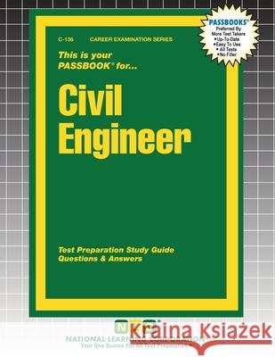 Civil Engineer Passbooks 9781799301363 National Learning Corp