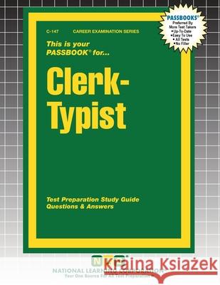 Clerk-Typist Passbooks 9781799301479 National Learning Corp