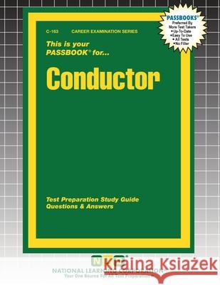 Conductor Passbooks 9781799301639 National Learning Corp
