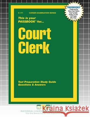 Court Clerk Passbooks 9781799301714 National Learning Corp