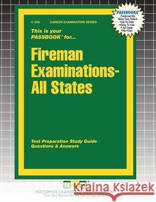 Fireman Examinations - All States Passbooks 9781799302582 National Learning Corp