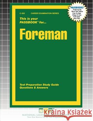 Foreman Passbooks 9781799302629 National Learning Corp