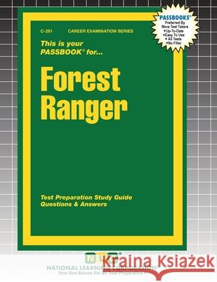 Forest Ranger Passbooks 9781799302810 National Learning Corp