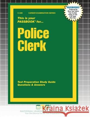 Police Clerk Passbooks 9781799306399 National Learning Corp
