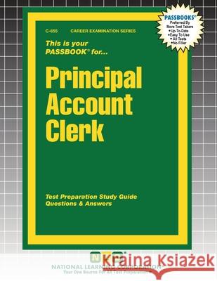 Principal Account Clerk Passbooks 9781799306559 National Learning Corp