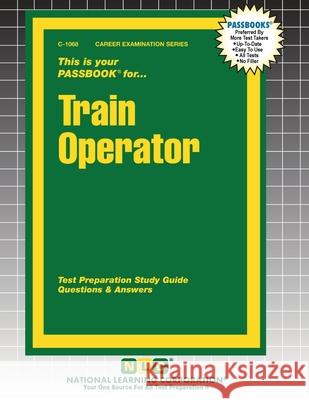 Train Operator Passbooks 9781799310686 National Learning Corp