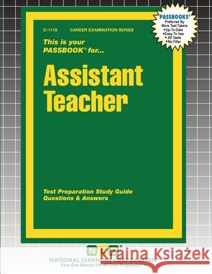Assistant Teacher Passbooks 9781799311188 National Learning Corp