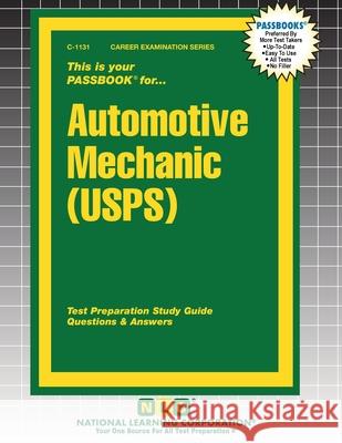 Automotive Mechanic (USPS) Passbooks 9781799311317 National Learning Corp
