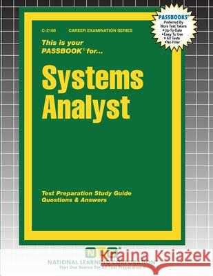 Systems Analyst Passbooks 9781799321682 National Learning Corp
