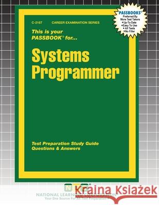 Systems Programmer Passbooks 9781799321873 National Learning Corp