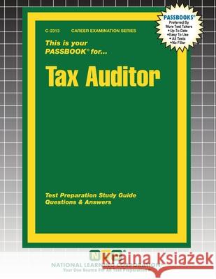 Tax Auditor Passbooks 9781799323136 National Learning Corp